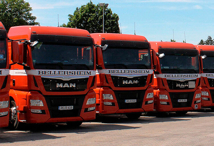 Photobox klein fuhrpark Bellersheim LKWs, Fuhrpark